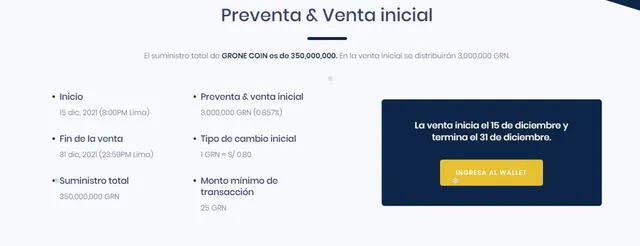 Información acerca de la primera criptomoneda. Foto: Grone.pe