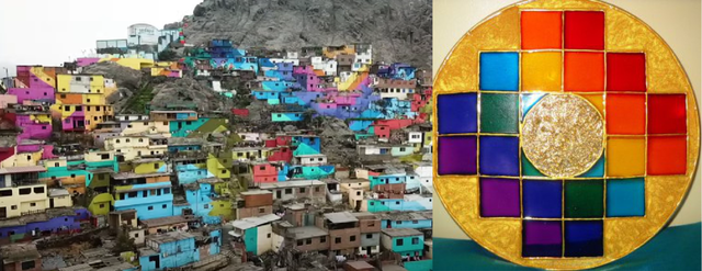 ¿Qué representan los colores del macromural del cerro San Cristóbal?
