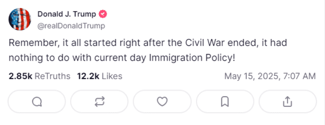 El presidente emitió un recordatorio previo a la audiencia de la Corte Suprema. Foto: Captura Truth Social El presidente emitió un recordatorio previo a la audiencia de la Corte Suprema. Foto: Captura Truth Social