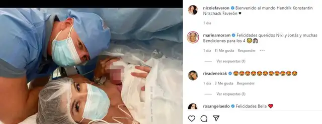 Publicación de Nicole Faverón  Foto: Instagram