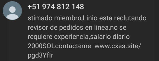 WhatsApp: ¿Te llegaron ofertas de trabajo de ‘2000 SO’? Conoce esta y otros tipos de estafa en la app