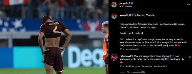 Yangel Herrera pidió disculpas por el penal. Foto: Instagram/Yangelh_8   