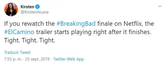 Netflix tiene preparado una sorpresa para el final de serie. Foto: Twitter