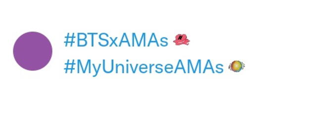 BTS: hashtags para los AMAs 2021. Foto. Twitter