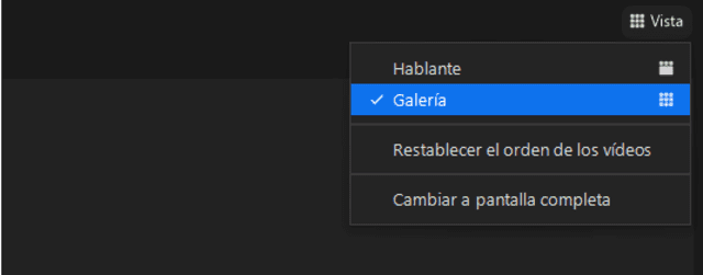 Debes elegir la vista 'Galería' de Zoom. Foto: La República