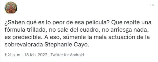 Reacciones en redes sociales tras lanzamiento del tráiler. Foto: captura de Twitter