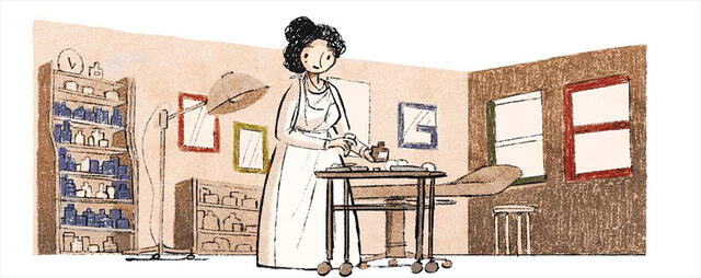 Doodle de Laura Rodríguez de Google