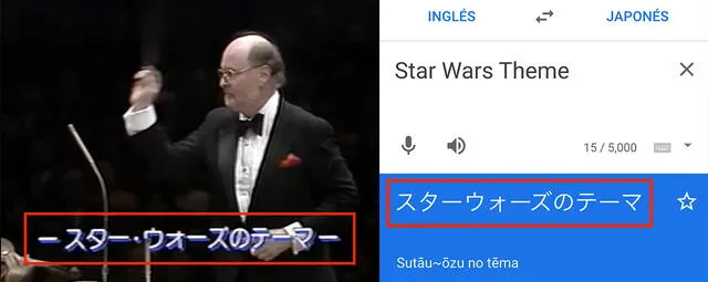 Foto: composición / captura de Youtube / captura de Google Traductor