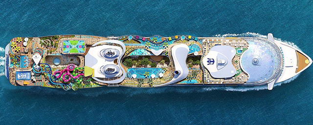  Este crucero pesará unas 250.800 toneladas. Foto: Royal Caribbean Press Center<br>    