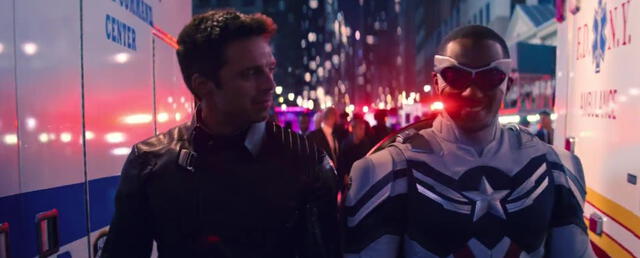 Sam y Bucky en Falcon y el Soldado del invierno. Foto: Marvel/Disney +