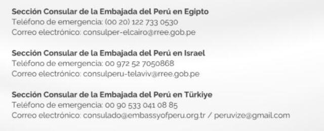 Ministerio de Relaciones Exteriores comparte datos de contacto para personas que se encuentren en Líbano o Irán Ministerio de Relaciones Exteriores comparte datos de contacto para personas que se encuentren en Líbano o Irán