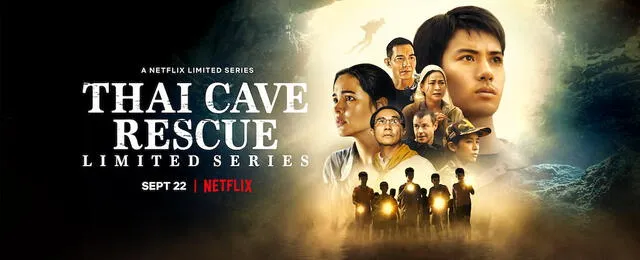 "Rescate en una cueva de Tailandia". Foto: Netflix