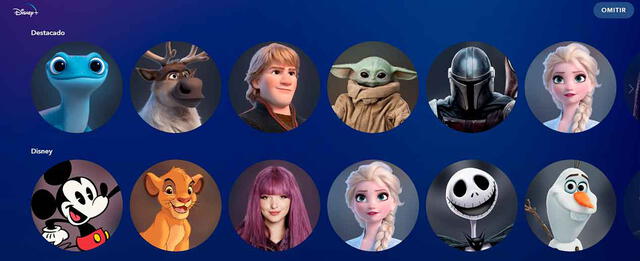 Fotos que podrás usar para personalizar tu perfil de Disney Plus. Foto: Internet.