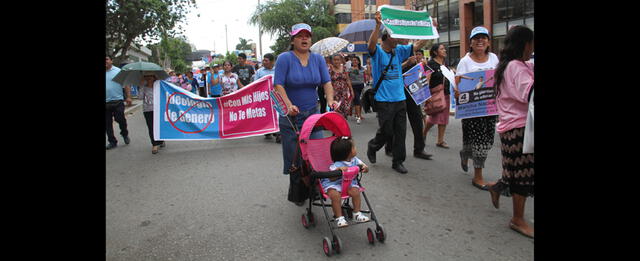 'Con mis hijos no te metas': Así se vivió la protesta en Chiclayo, Trujillo y Piura | FOTOS