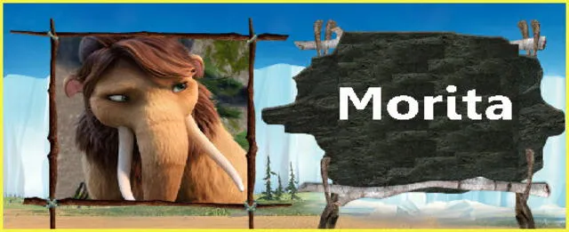 La hija del mamut Mani se llama Morita. Foto: Disney.