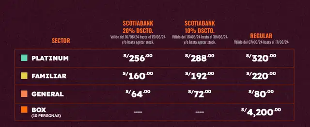 Entradas para Juanes en Arequipa. Foto: Teleticket   