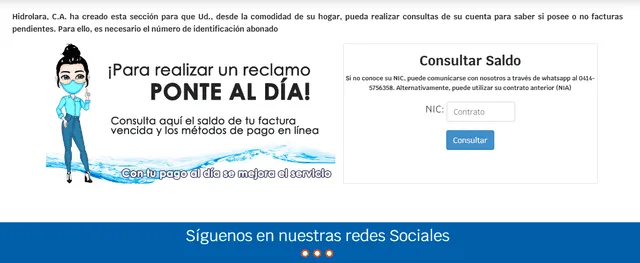 Consulta aquí si tienes deudas con Hidrolara. Foto: Hidrolara Consulta aquí si tienes deudas con Hidrolara. Foto: Hidrolara
