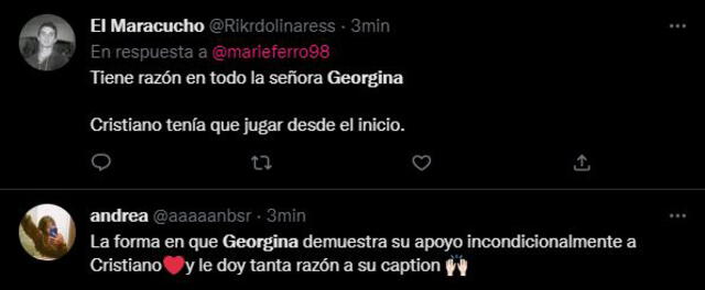 Usuarios reaccionan ante mensaje de Georgina Rodríguez