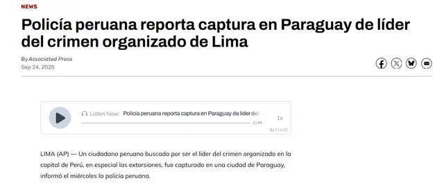 Erick Moreno tenía activa una alerta roja de Interpol. Foto: CTPost Erick Moreno tenía activa una alerta roja de Interpol. Foto: CTPost