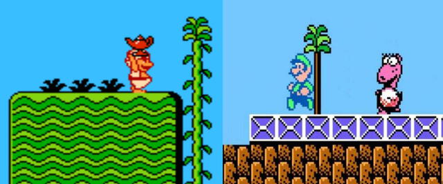 Doki Doki Panic vs. Super Mario Bros 2 (USA). Foto: Nintendo