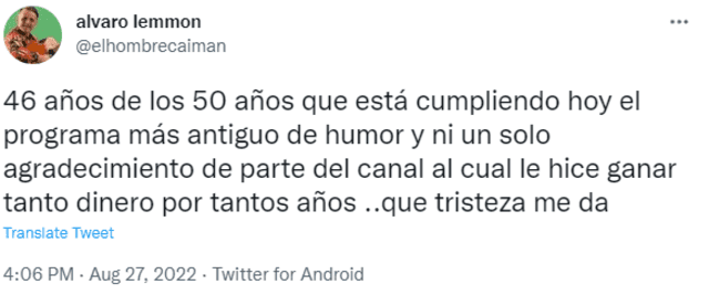 ¿Qué pasó con el ‘Hombre Caimán’ de “Sábados felices” y qué hace hoy en día?