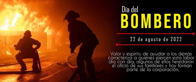 Dia del bombero en México: por que se celebra el 22 de agosto | Imagenes de  feliz dia del bombero | Frases | Mx | Respuestas | La República