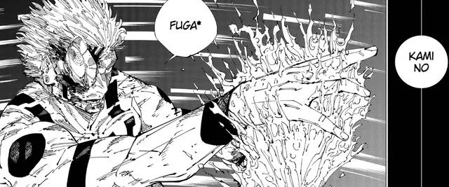 Sukuna dejó malherido a Itadori en el capítulo 258 de 'Jujutsu Kaisen'. Foto: captura Manga Plus   