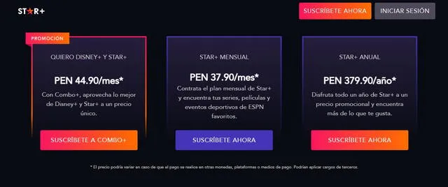 Star Plus disponible en Perú: precio, catálogo y cómo suscribirte a la plataforma Star + de Disney Plus