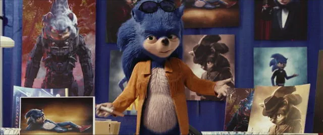 El cameo inesperado de Sonic feo en la película "Chip n' Dale". Foto: Disney Plus