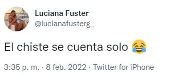 Luciana Fuster se pronunció tras ampay entre Austin Palao y Flavia Laos.