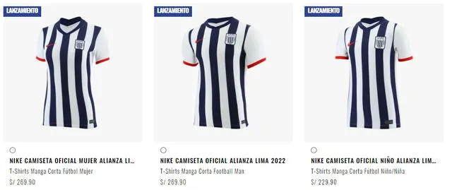 Alianza Lima presentó este miércoles su nueva camiseta. Foto: captura web Marathon