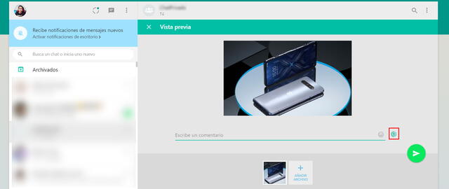 Whatsapp Web ¿cómo Enviar Fotos Y Videos Que Se Autodestruyen Desde La Pc Tecnología La 1736