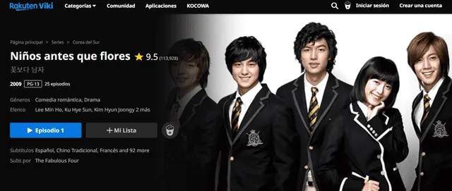 Boys over flowers, Viki Rakuten