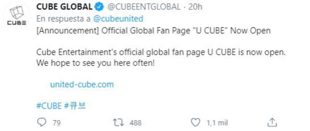 U CUBE Cube Entertainment