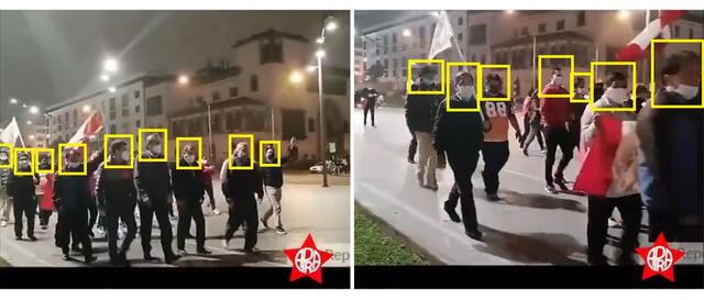 <em>Todos los participantes de la marcha llevaban tapabocas para protegerse de la covid-19. Foto: captura de X</em>   