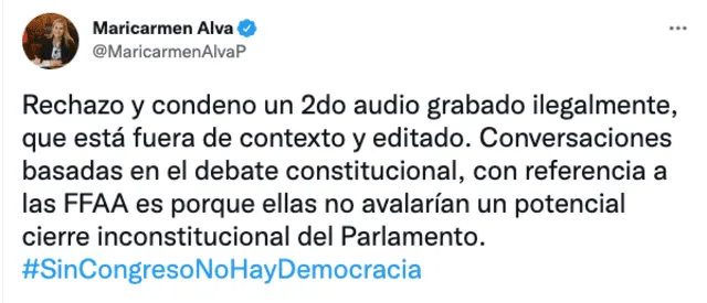 Tuit María del Carmen Alva
