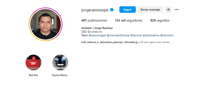 Jorge Ramirez, JorGeek, 