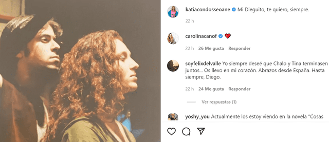 Katia Condos dedica conmovedor mensaje a Diego Bertie. Foto: Instagram