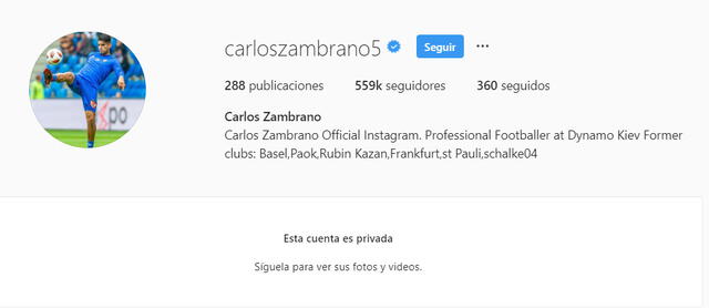 Carlos Zambrano cierra su cuenta de Instagram para evitar insultos