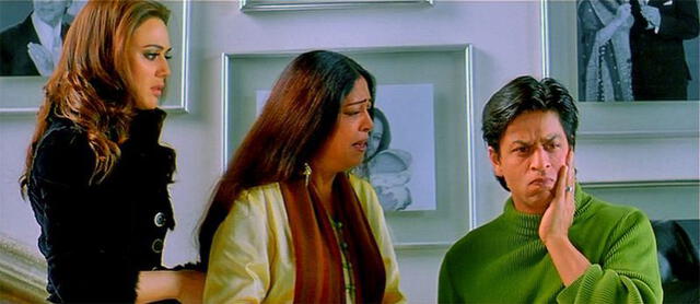 Kabhi Alvida Na Kehna: película con Preity Zinta, Kirron Kher y Shah Rukh Khan. Foto: captura