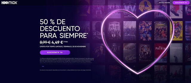50% de descuento para los primeros suscriptores. Foto: HBO Max España
