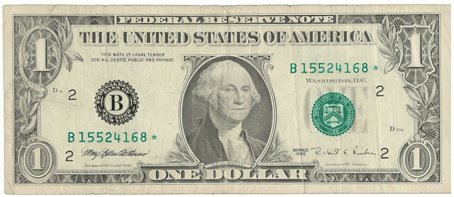  Se trata de un billete emitido en la década de 1990 por la Reserva Federal de Estados Unidos. Foto: eBay<br>    