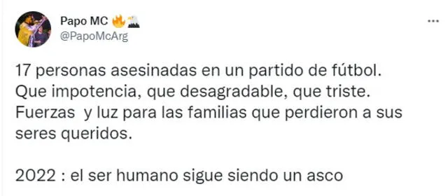 Papo se pronuncia acerca de la tragedia en Querétaro. Foto: twitter de Papo MC
