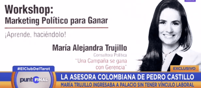 María Trujillo, especialista colombiana que asesoró al presidente sin contrato laboral.