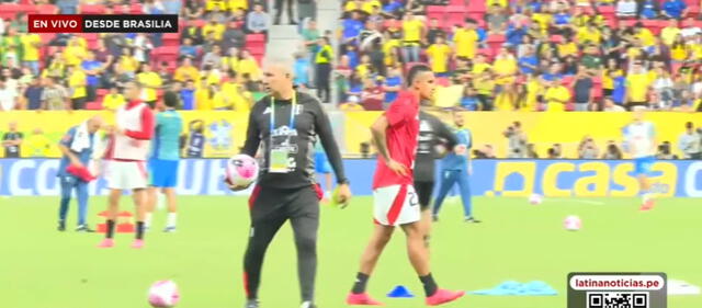 Álex Valera había jugado como titular en el partido de la fecha previa, ante Uruguay. Foto: captura de Latina 