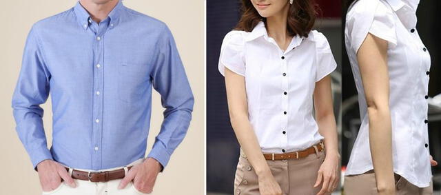 ¿Por qué los botones de las camisas de las mujeres se abrochan al revés?
