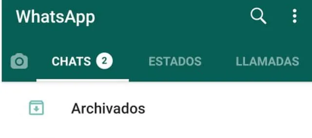 Aquí se almacenan los chats archivados de WhatsApp. Foto: La República