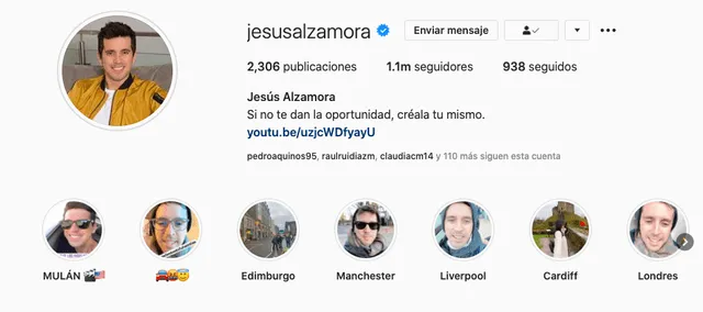 Jesús Alzamora en Instagram