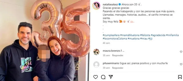  Natalia Salas celebró su cumpleaños número 35 en 2022. Foto: Natalia Salas/Instagram   