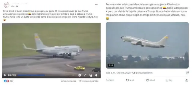 <em>Desinformación sobre el gobierno de Gustavo Petro. Foto: captura de Facebook / X</em> <em>Desinformación sobre el gobierno de Gustavo Petro. Foto: captura de Facebook / X</em>